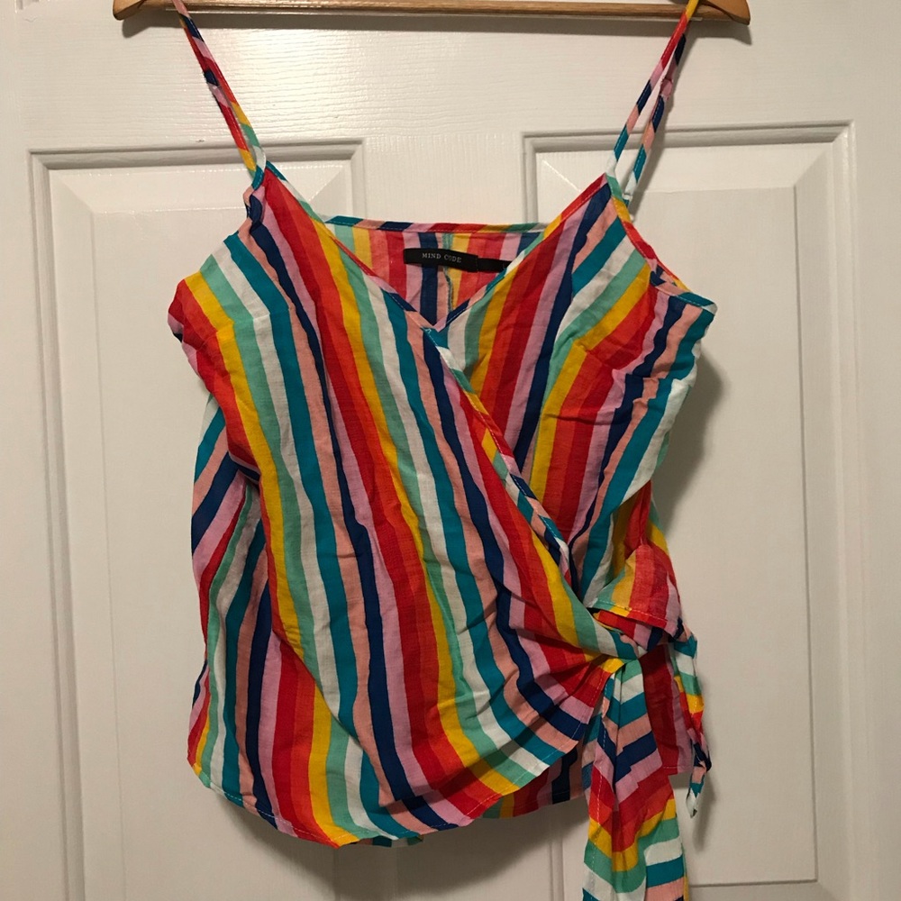 NWOT. Rainbow tank. Size large.